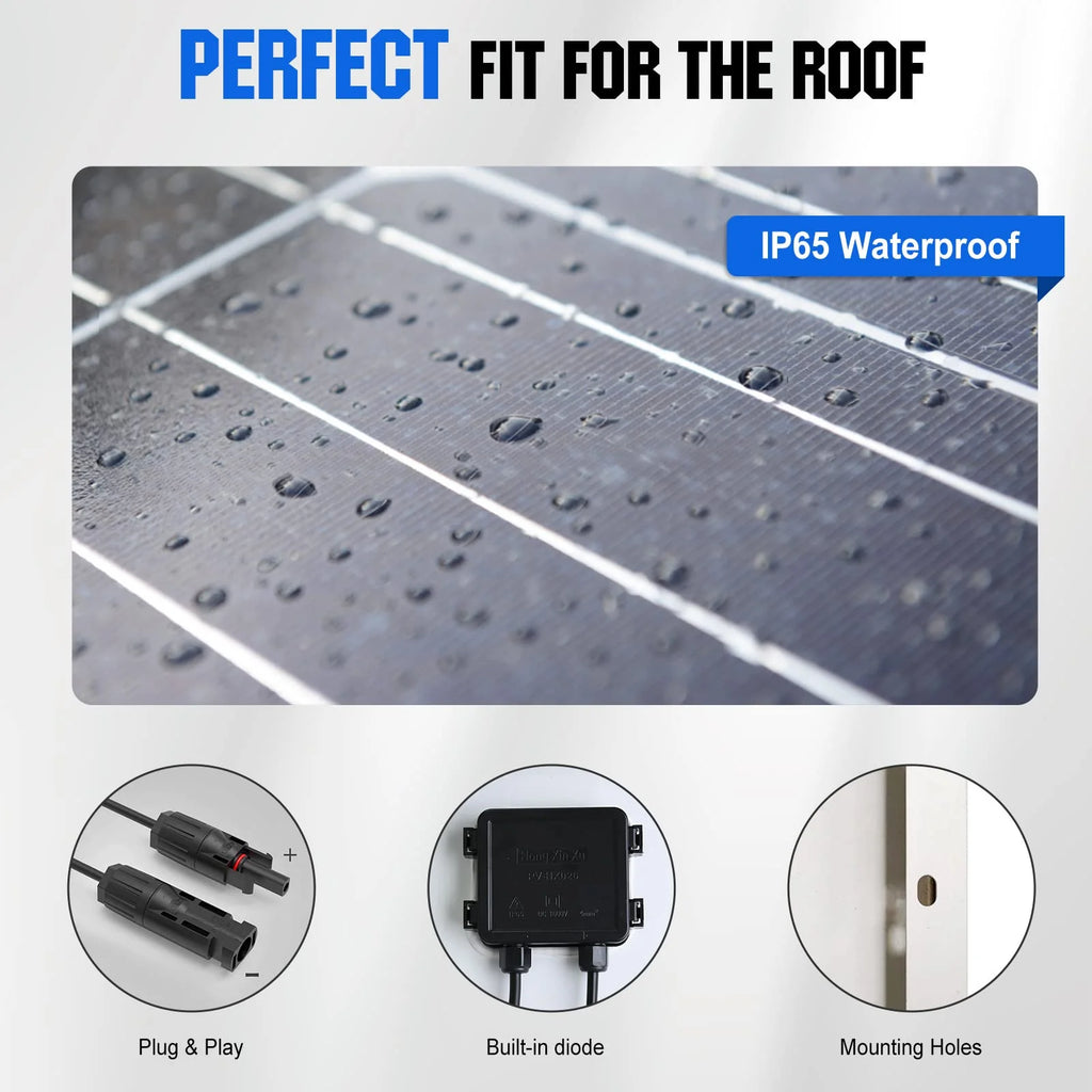 ECO-WORTHY 200 Watts 12 Volt/24 Volt Solar Panel Kit