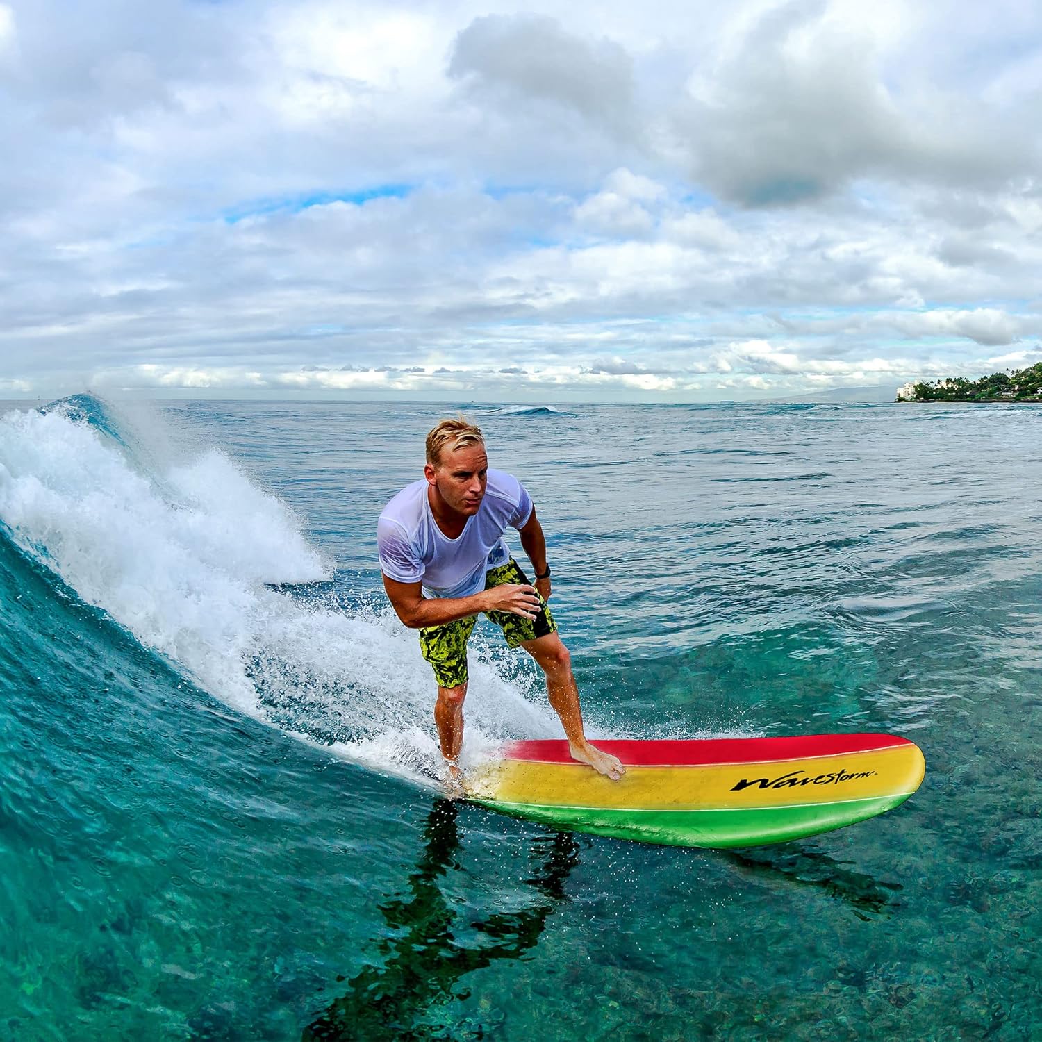 Classic Soft Top Foam 8ft Surfboard