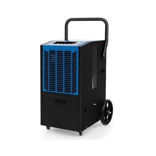 140 Pints Portable Crawl Space Dehumidifier w/Pump & Drain Hose, Industrial Commercial Dehumidifier for Basement Warehouse