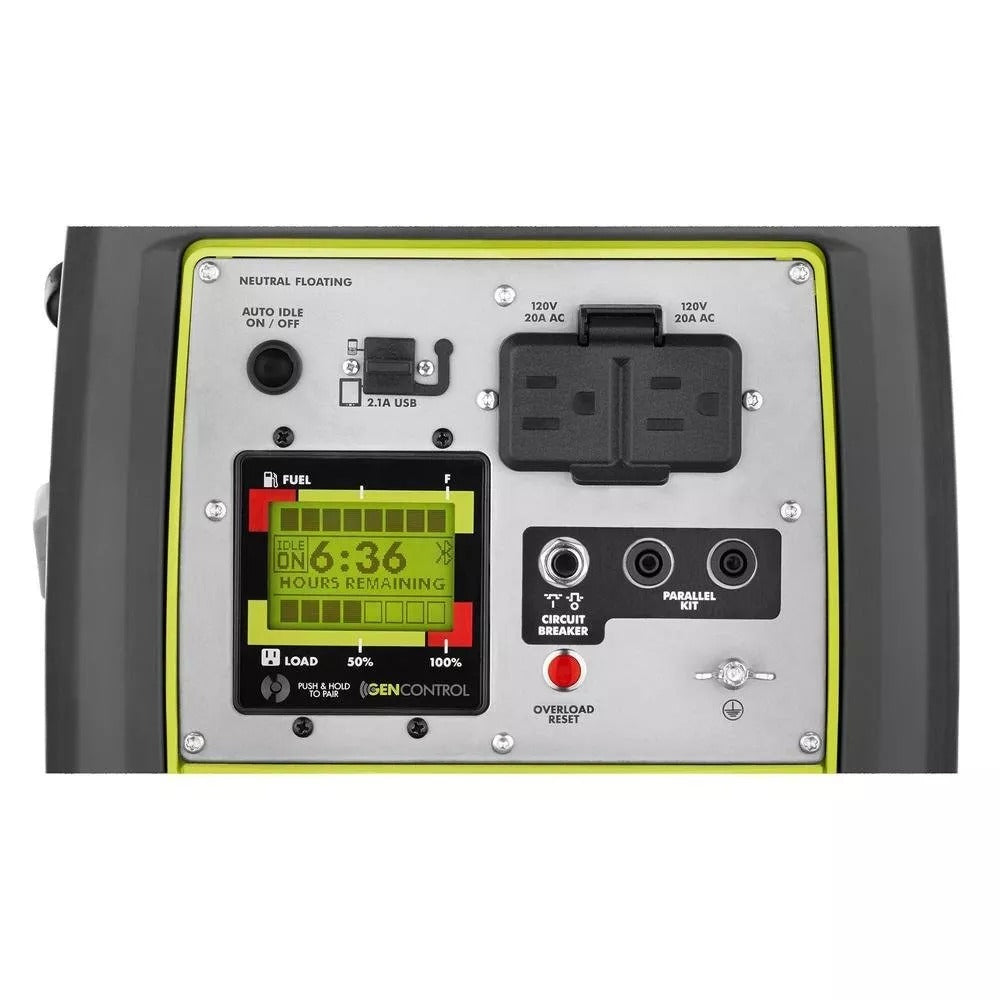 Ryobi 2,300-Watt Bluetooth Inverter Generator, Super Quiet, Portable, Gas-Powered, CARB Compliant