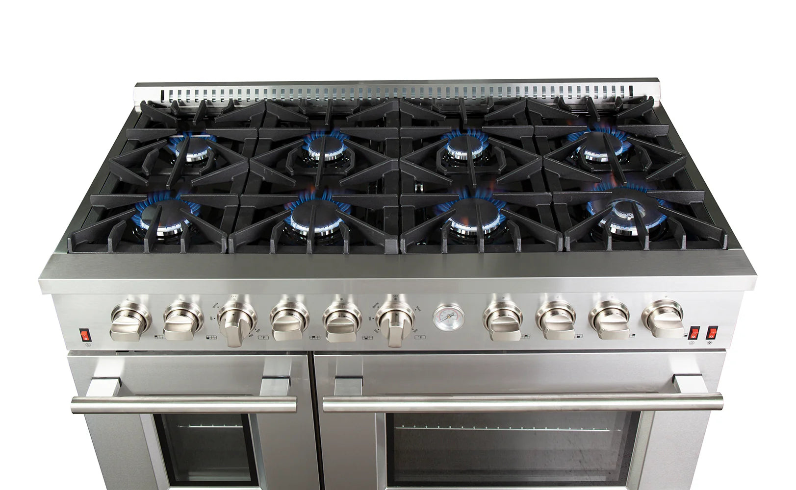 Forno®Alta Qualita 48" Gas Range in Stainless Steel Manual Ignition