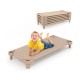 Kids Stackable Daycare Cot Pack of 6 with Detachable Oxford Cloth