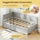 Twin Size Daybed with 2 Storage Drawers No Box Spring Needed