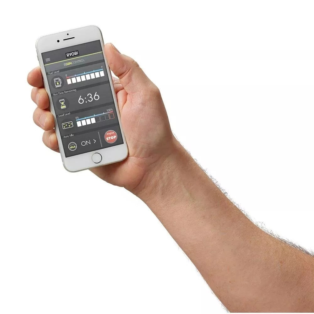 Ryobi 2,300-Watt Bluetooth Inverter Generator, Super Quiet, Portable, Gas-Powered, CARB Compliant