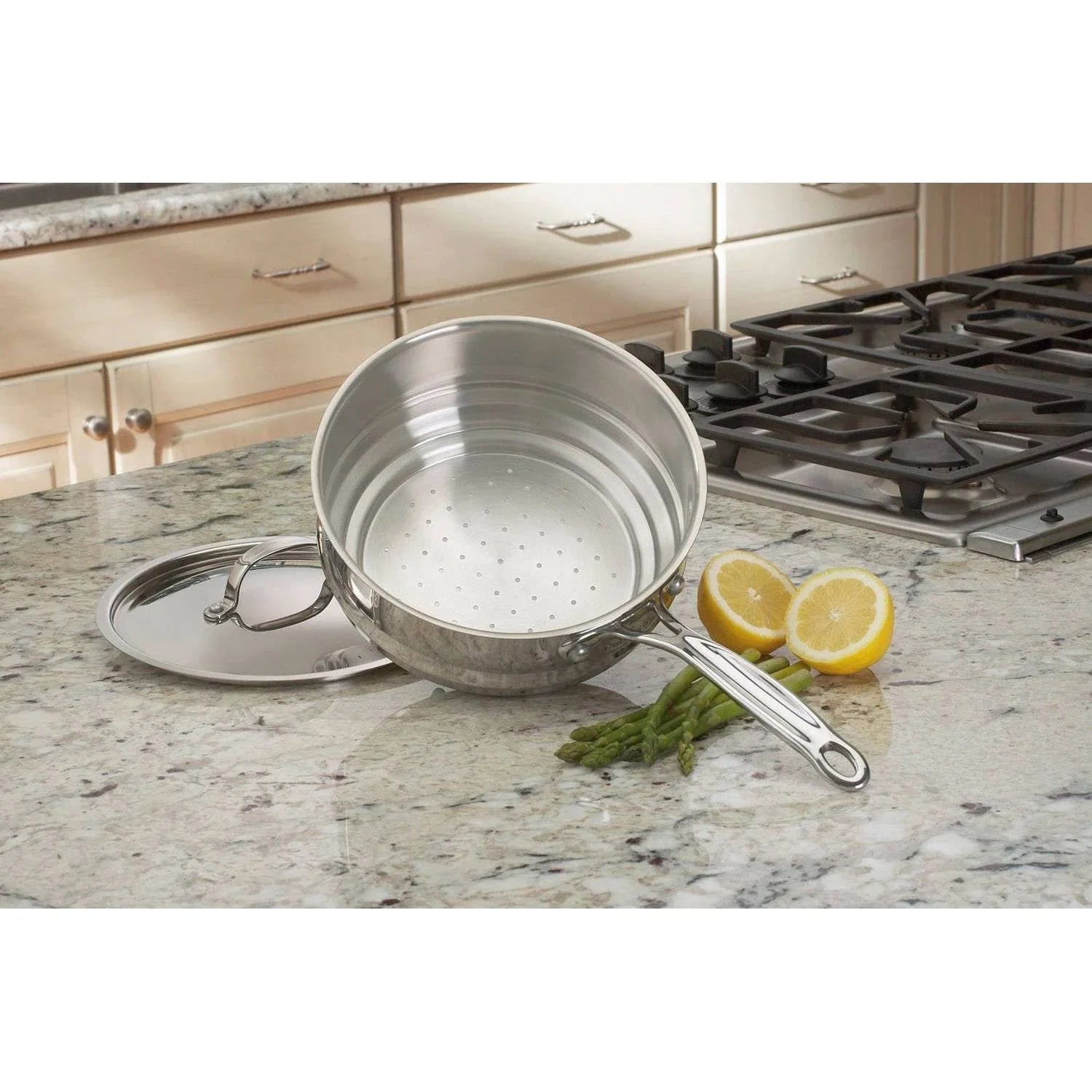 Cuisinart 17-Piece Chefs Classic Stainless Steel Cookware Set