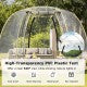 11 x 11 Feet Clear Dome Pop up Bubble Tent with Carrying Bag for 6-10 People