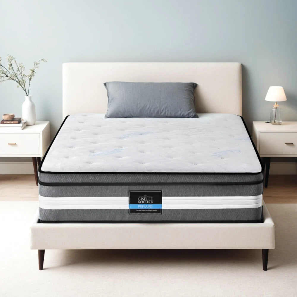 Giselle Bedding 30cm Mattress Gel Foam Pocket Spring Single