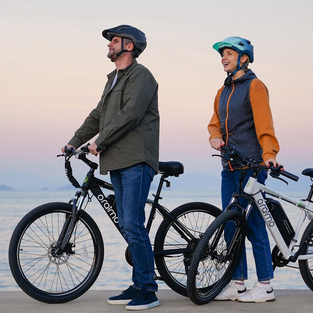 Adult Electric Bike, 350W BAFANG Motor (500W Peak), 4A 3H Fast Charging, 468Wh Li-Ion Battery, 21 Speed Gears, Air Saddle, 45 Miles 20 MPH 26" Mountain Bike Electric Bike, ANSI/CAN/UL2849 Compliant