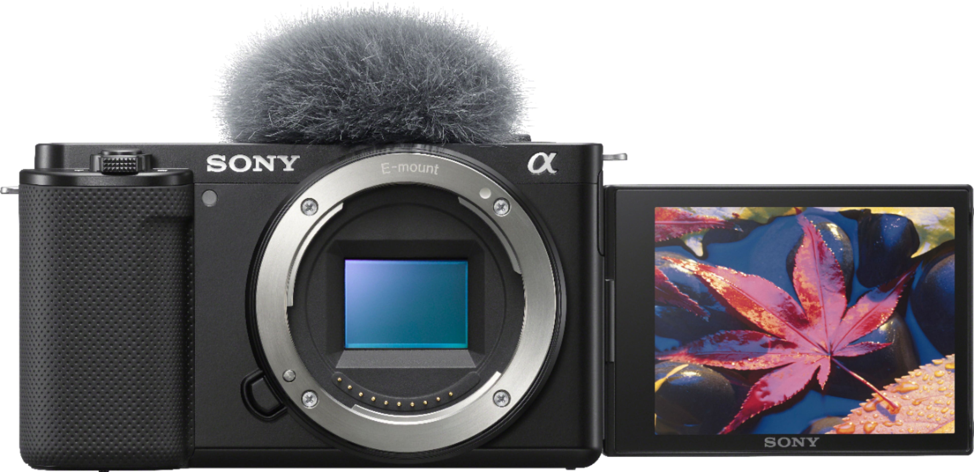 Sony - Alpha ZV-E10 Mirrorless Vlog Camera - Body Only - Black